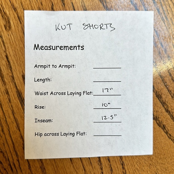 Kut from the Kloth denim jean walking shorts size 10.  Excellent condition! - Picture 7 of 7